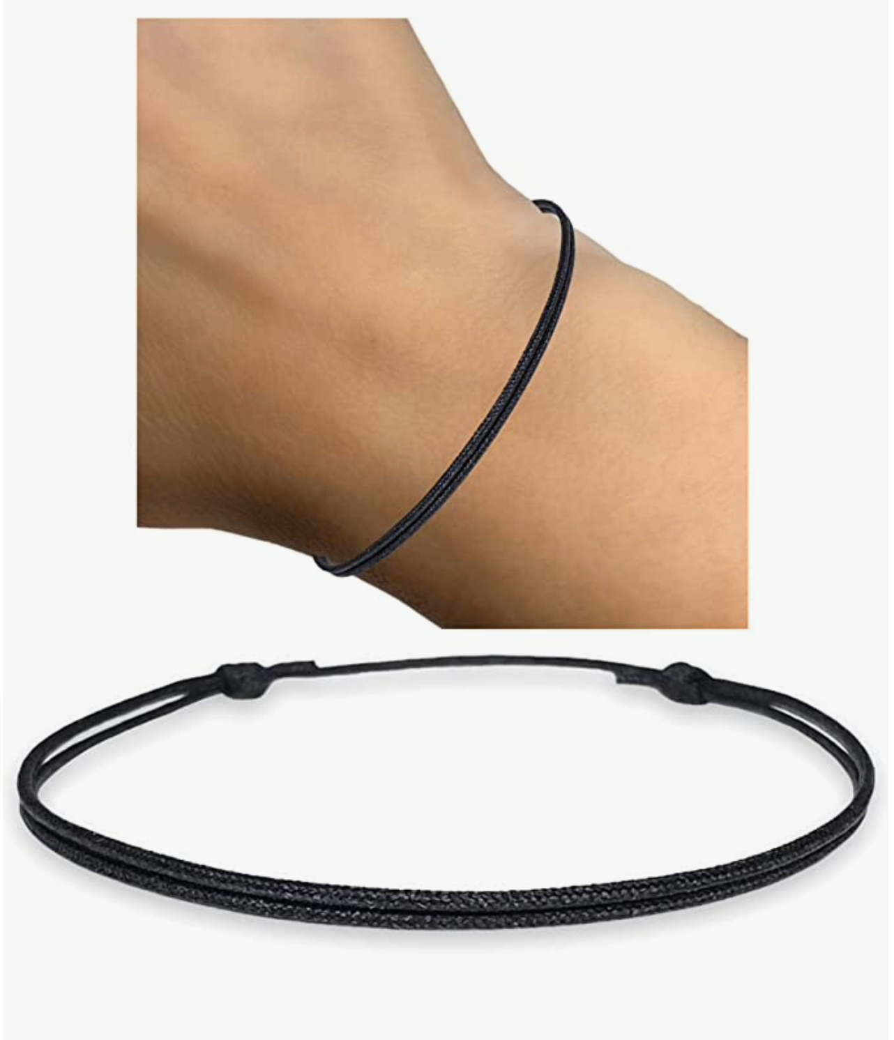 Adjustable Cord Bracelet size 6" until 7.5" adjustable