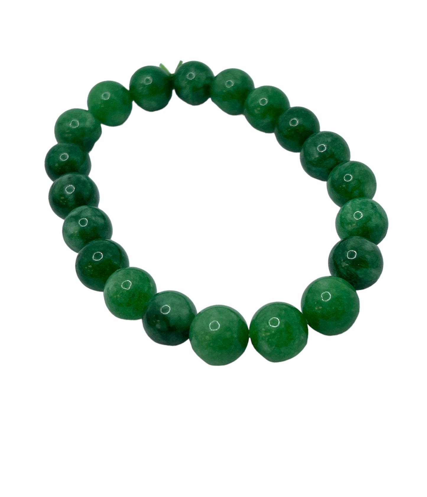 BEADS GREEN 10mm JADE