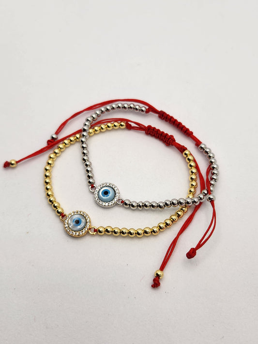 Evil eye  balls string  Zirconia full