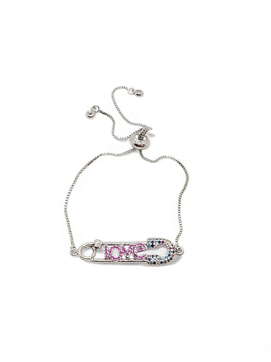 Pin baby  bracelet adjustable bracelet