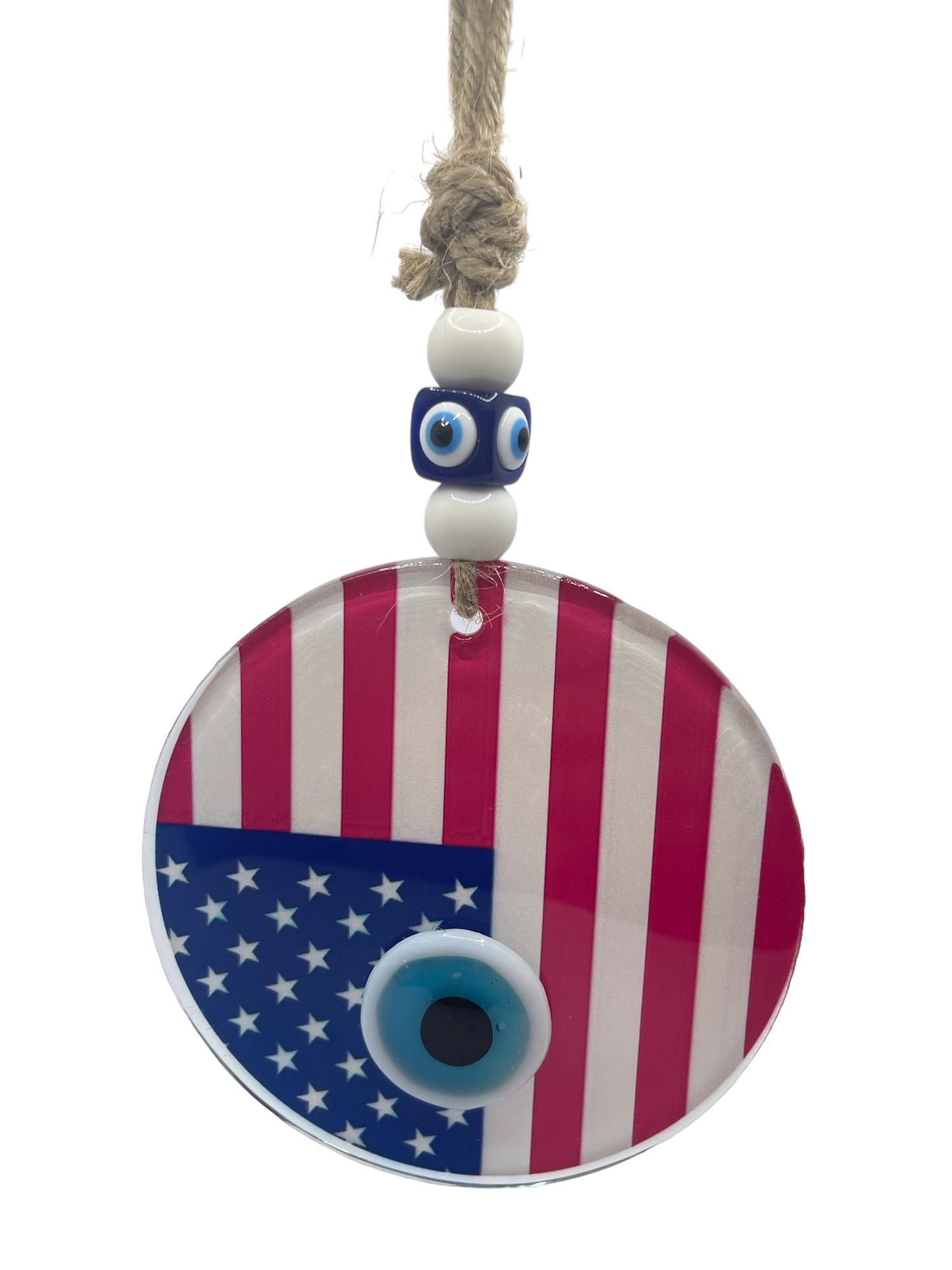 Evil Eye- American flag 5"