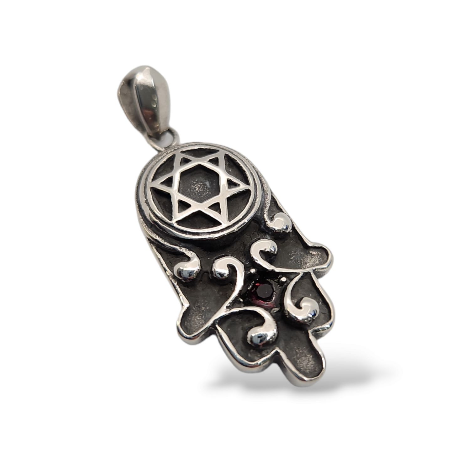 Star david hamsa Stainless Steel Pendant