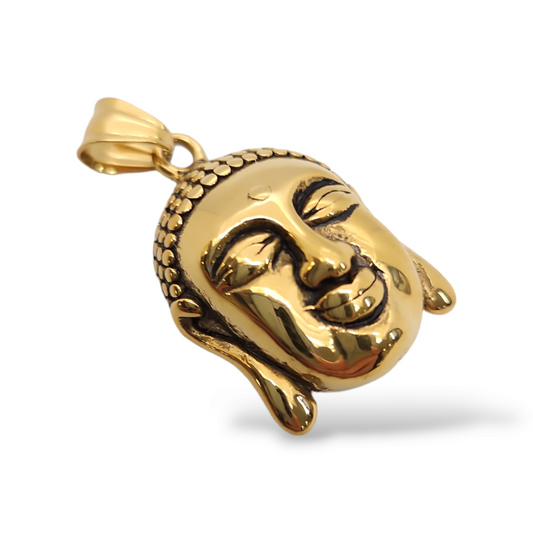 Face Buddha pendant stainless steel