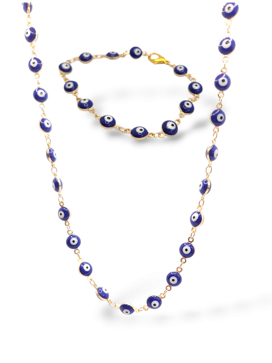 Set Evil Eye blue