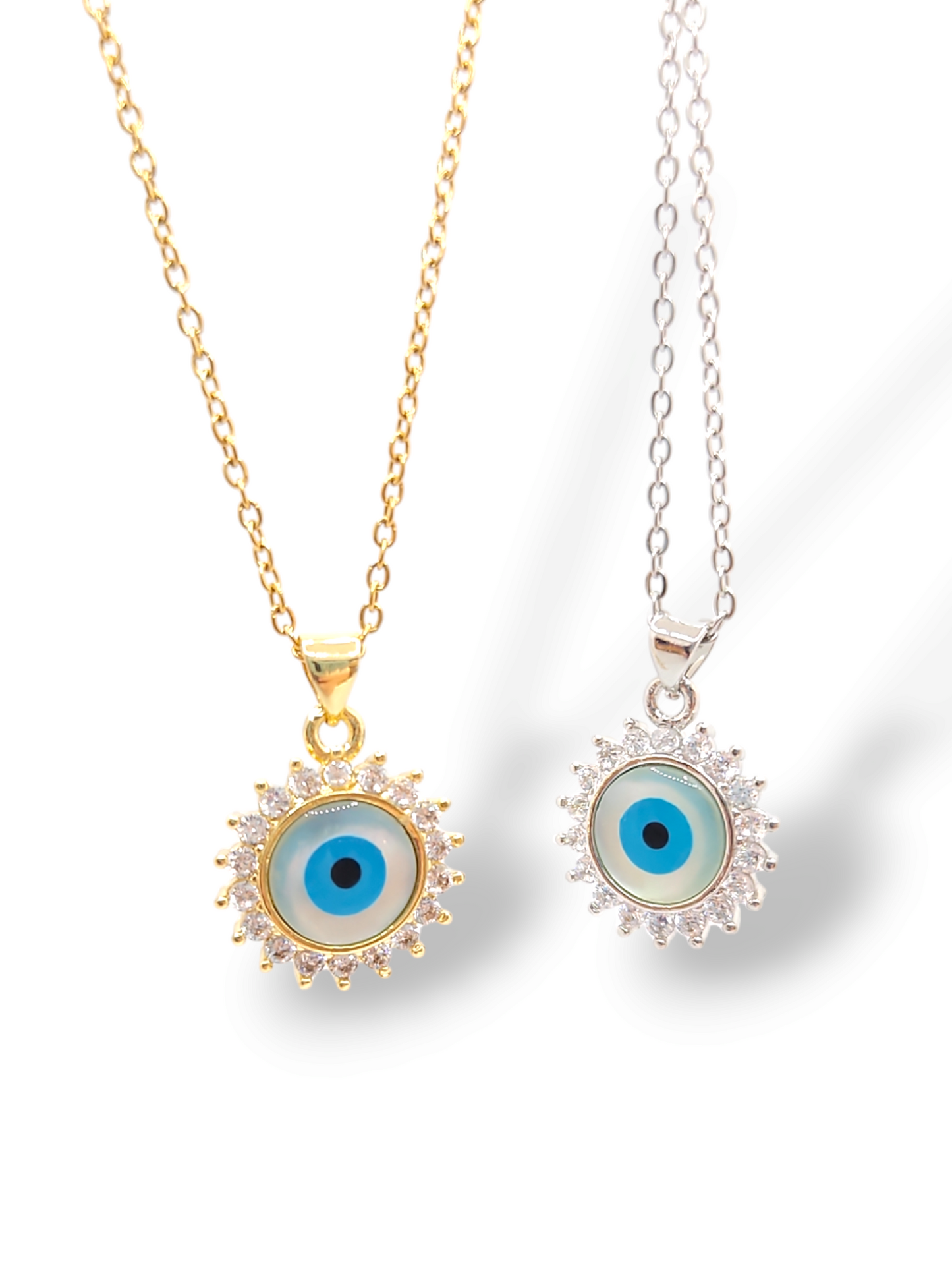 Sunshine eye necklace 18" necklace