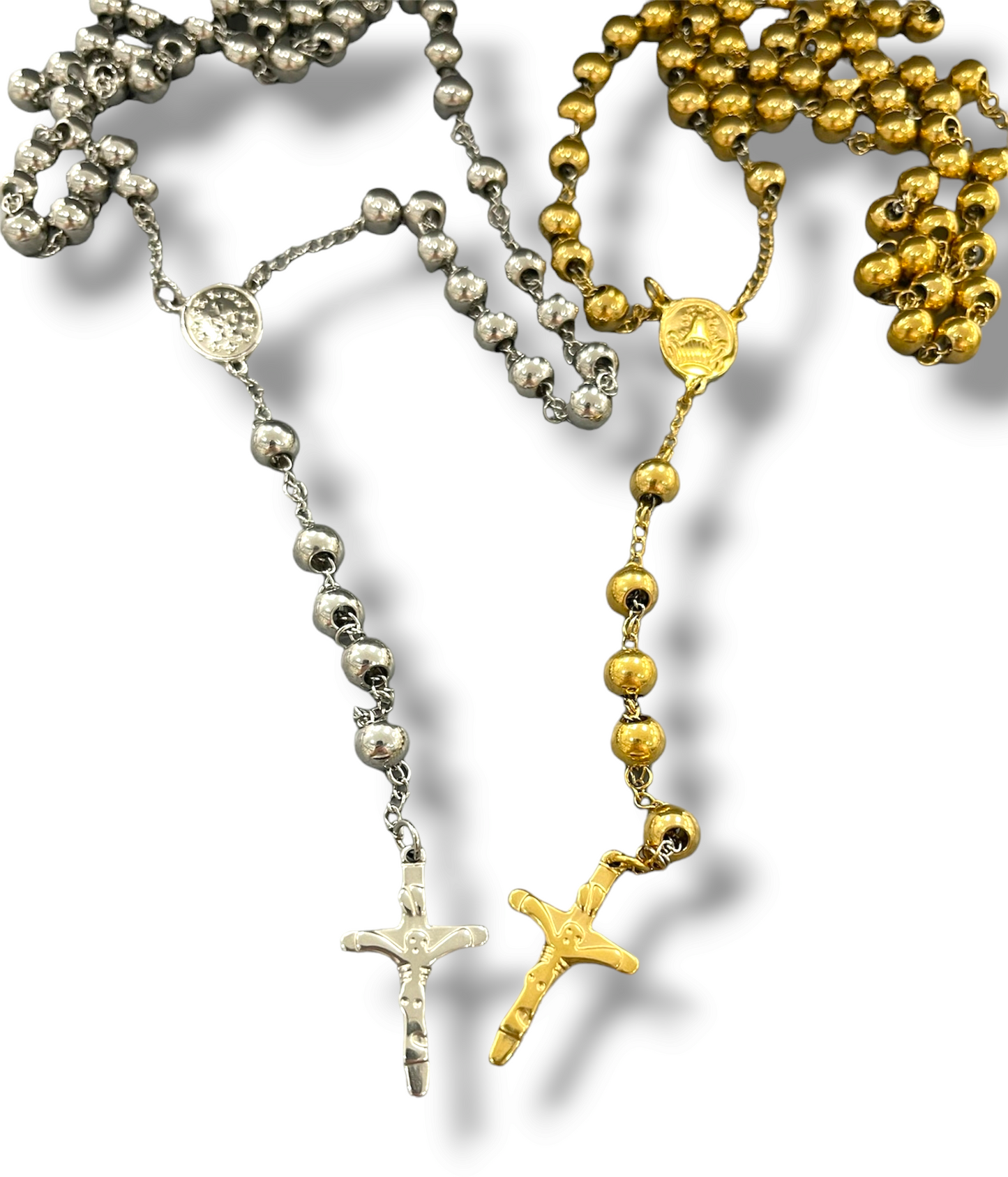 5mm Rosary Stainless Steel 30" inch