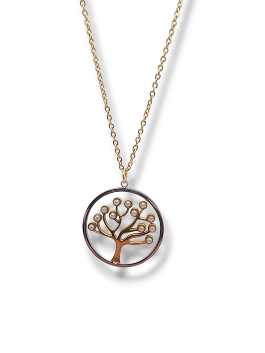 Tree of life stainless steel 1inch