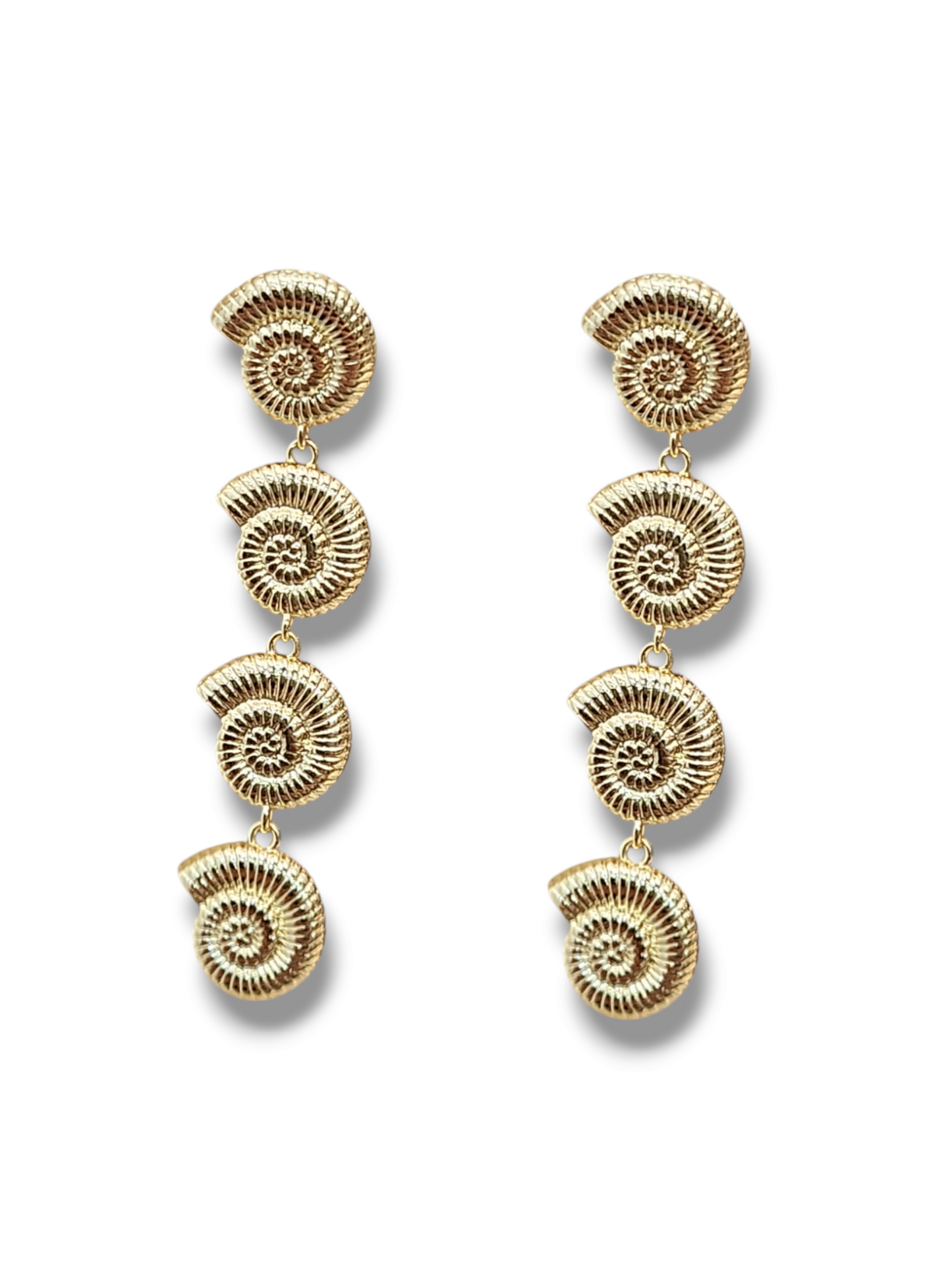 Long caracol shells stainless steel