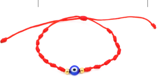 Mexican bracelet with small  glass eye