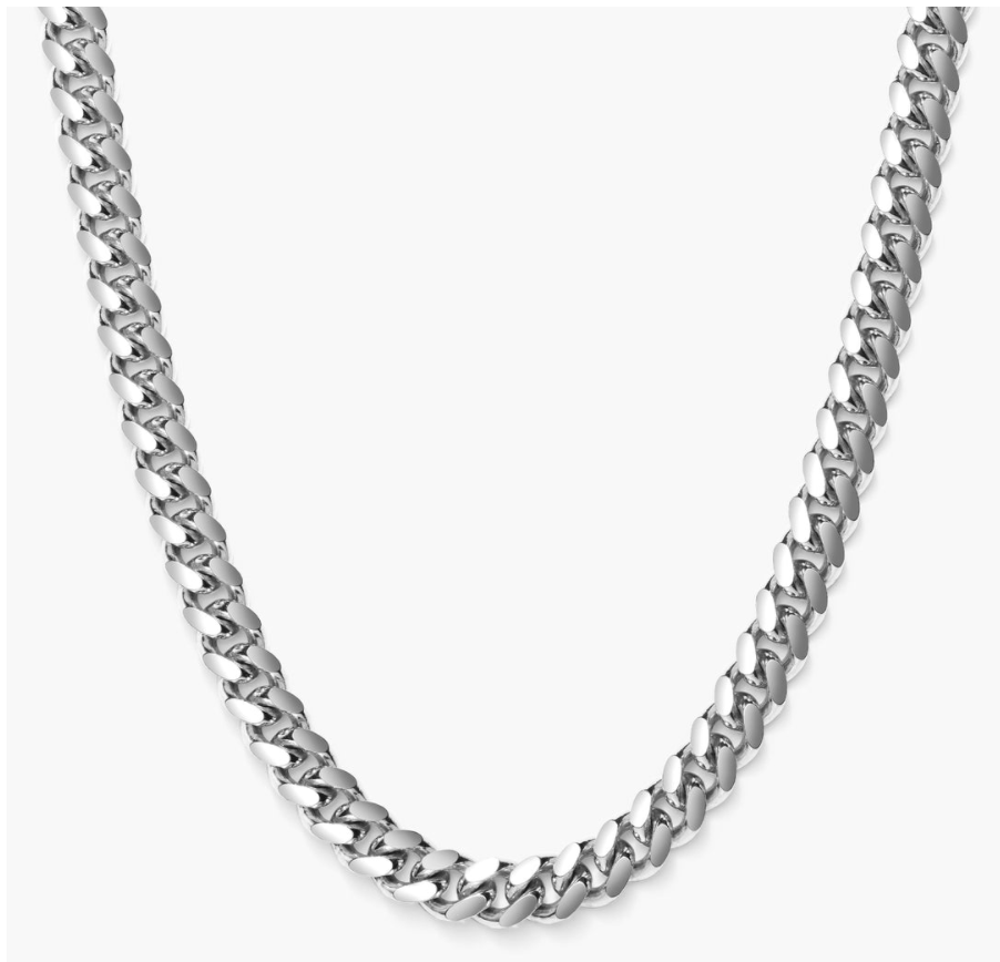 Cuban  chain stainless steel  8mm