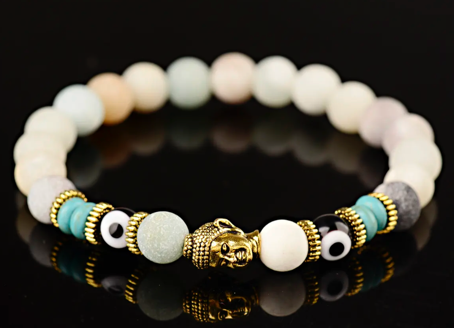 Buddha Bracelet 8" beads