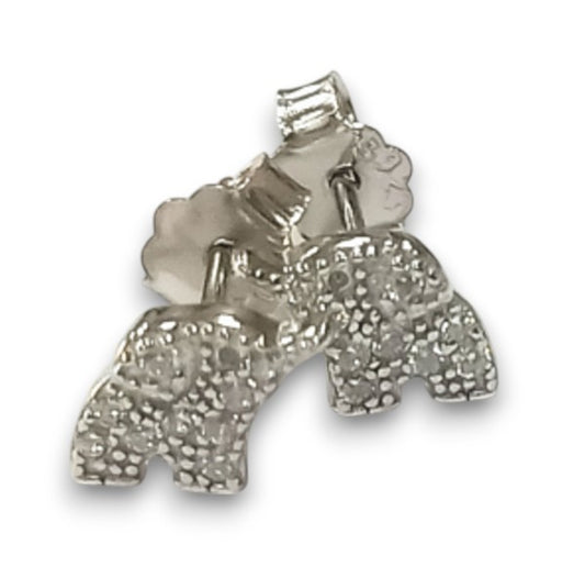 925 S.S Elephant earrings  studs