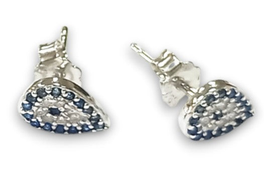 925 S.S Evil eye  earrings  studs