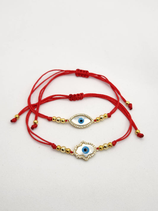 Hamsa and eye balls string  Zirconia full