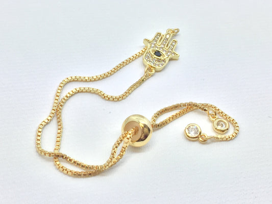 Hamsa of Fatima Adjustable bracelet