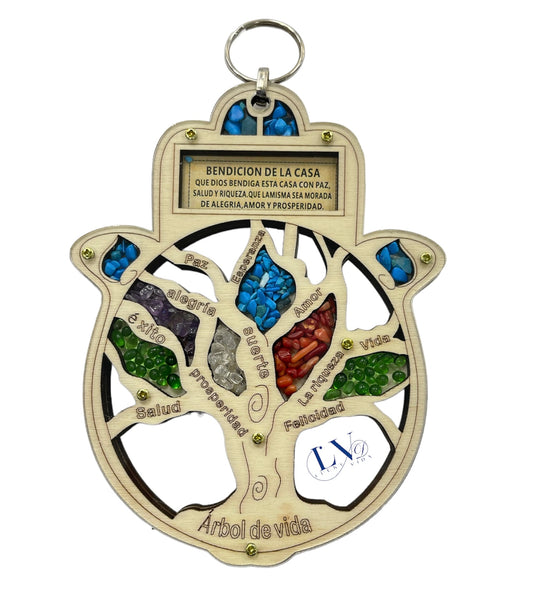 Tree of life blessing for home with power words