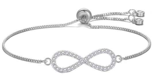 18Kgold plated infinity adjustable bracelet