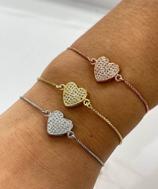 Heart Adjustable bracelet