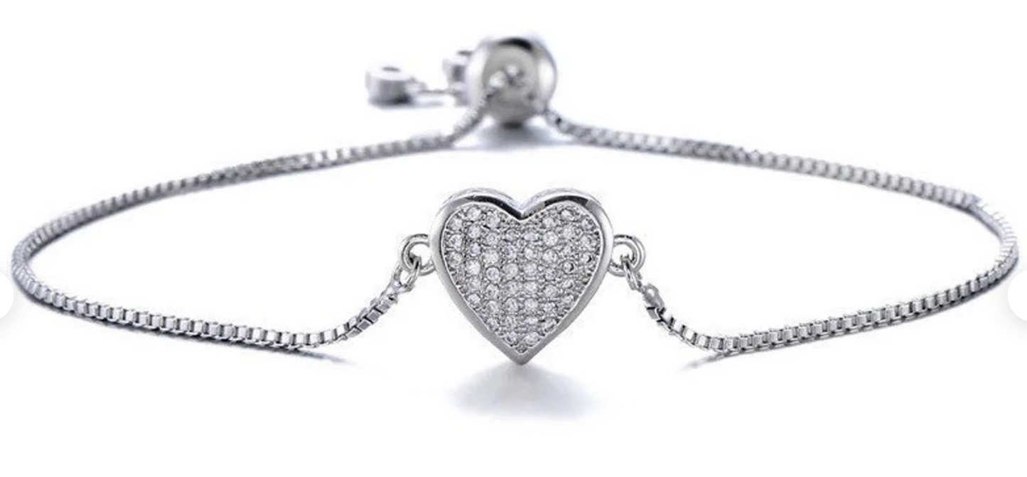 Heart Adjustable bracelet