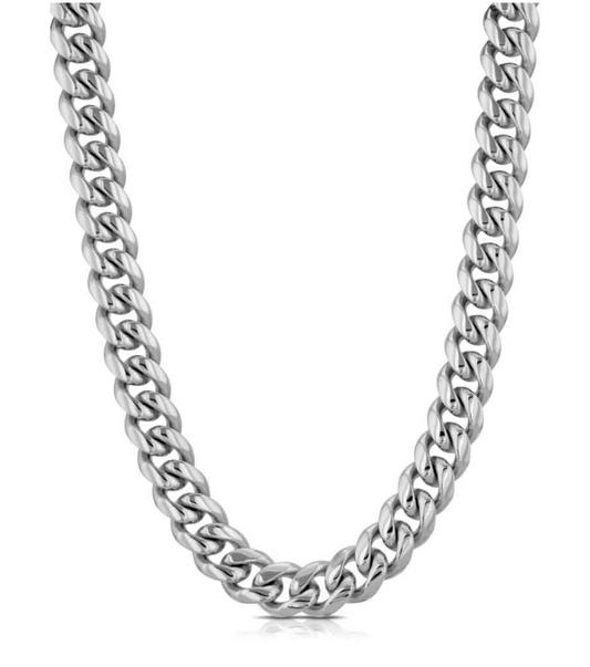925 s sterling silver cuban chain 24"