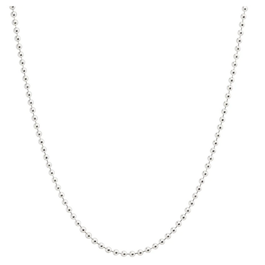 925 S sterling silver ball chain 18"